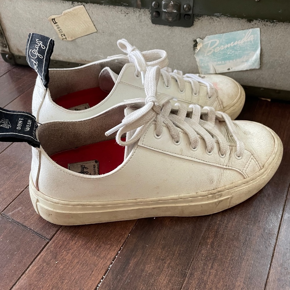Vegan white sneakers women’s EUR size 36, US 6 - Picture 2 of 13